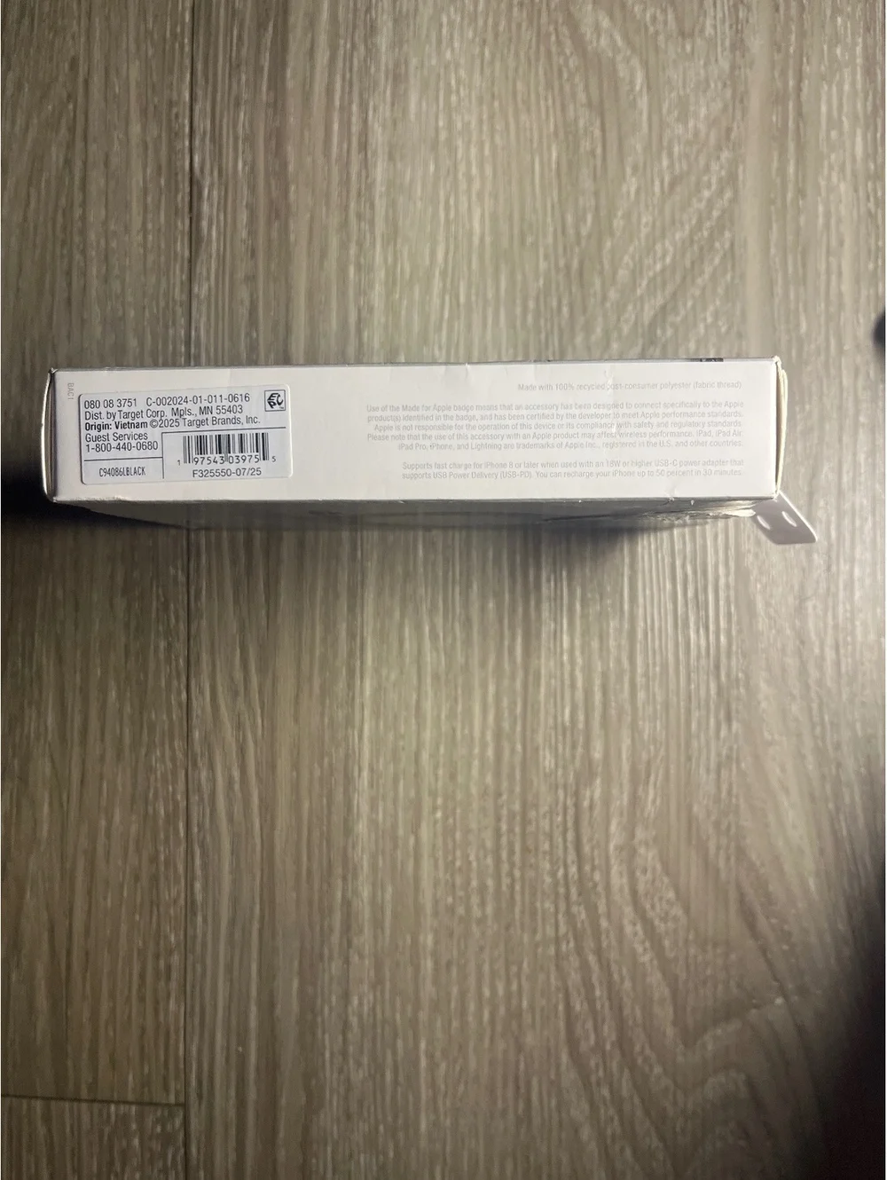 USB-C Fast Phone Charging Cable 6 ft for Apple iPhone and iPad by heyday New